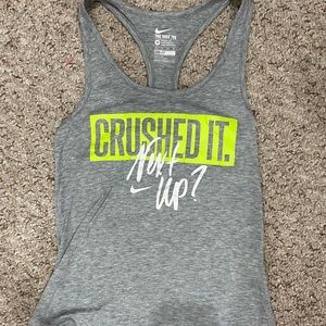 Grey Nike tank